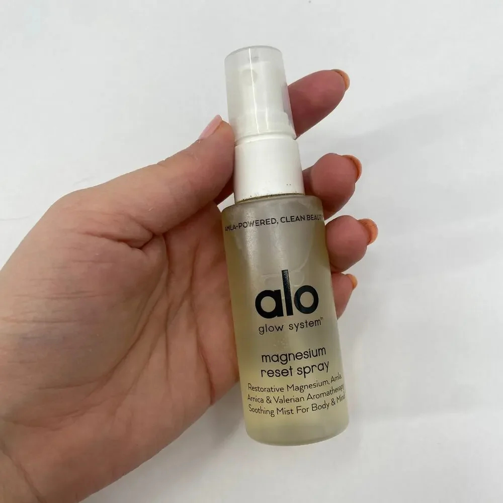 alo glow system magnesium reset spray